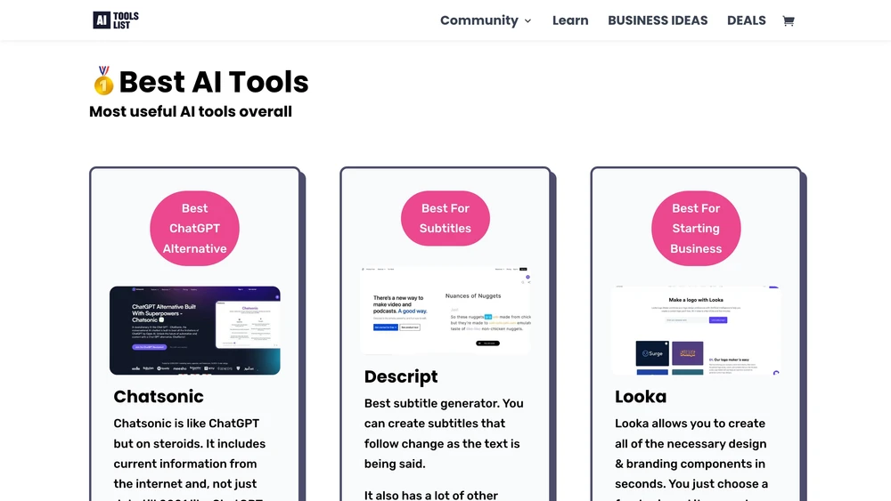 Best AI tools rated