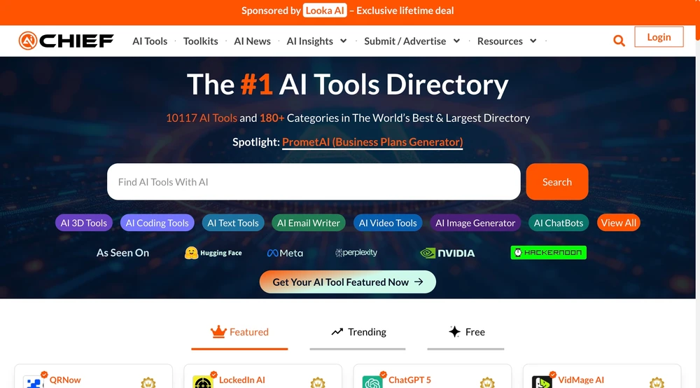 #1 AI tools directory created exclusively for businesses, AI explorers, and curious minds alike