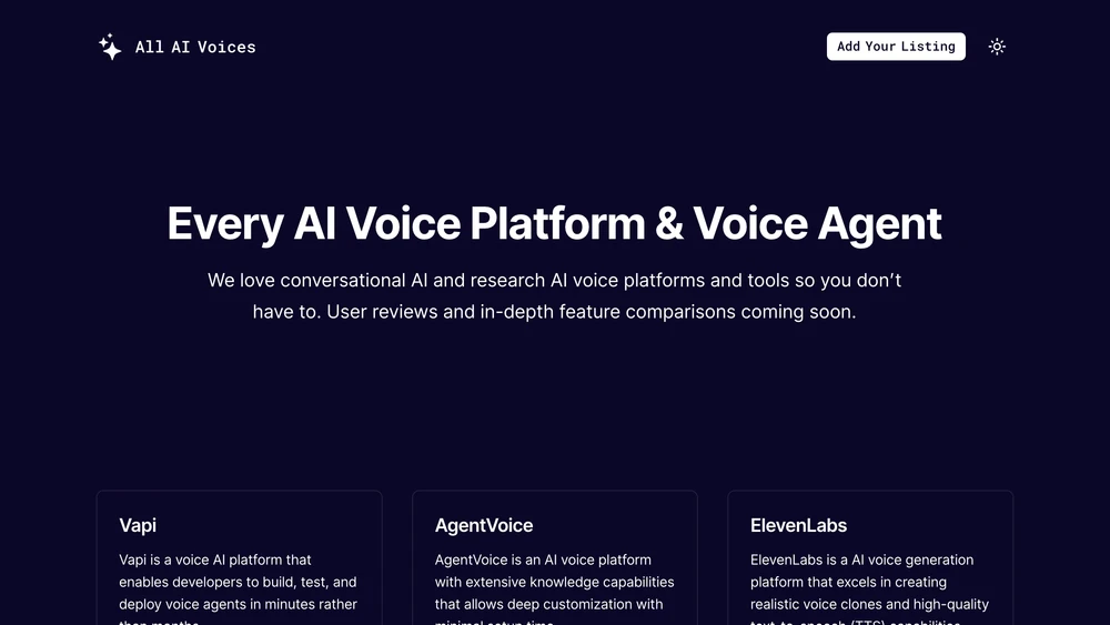  AI voice platform