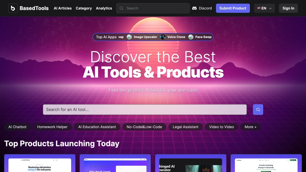 The most based AI directory