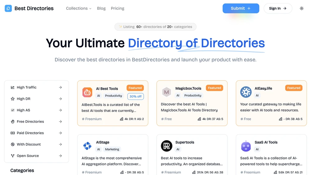 Your ultimate directory of directories