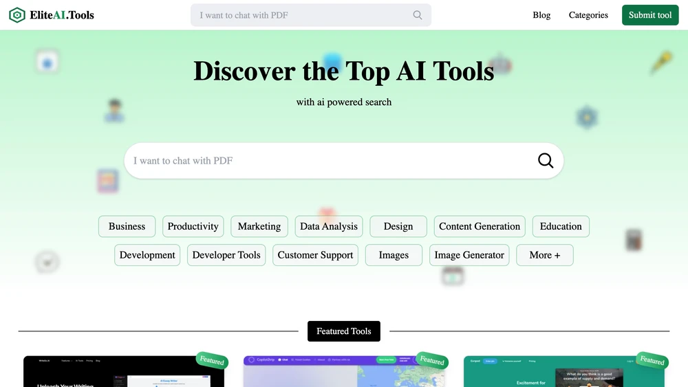 AI tools directory, exclusively featuring high-quality AI tools