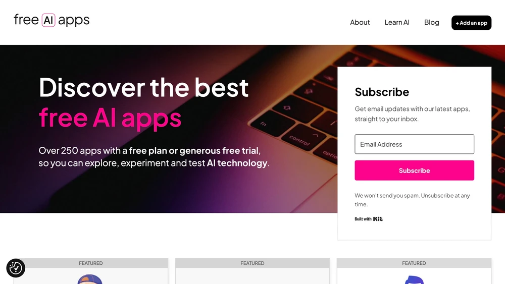 Discover the best free AI apps