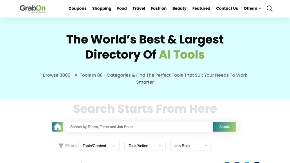The world’s best & largest directory of AI tools