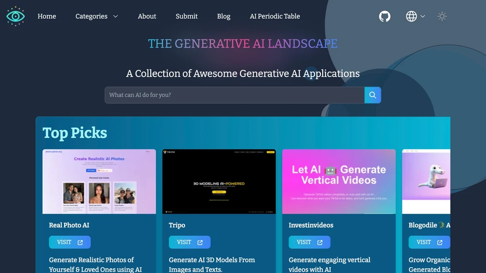 A collection of awesome generative AI applications